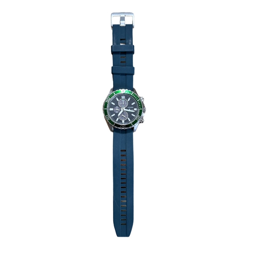 Citizen Eco-Drive Promaster 200M Dive Rubber Strap Mens Watch CA0715-03E - Picture 3 of 7
